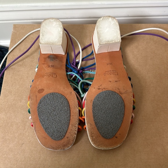 CHLOE RAINBOW HEELS - Picture 9 of 9